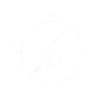 Engineering Copywriter company logo in white