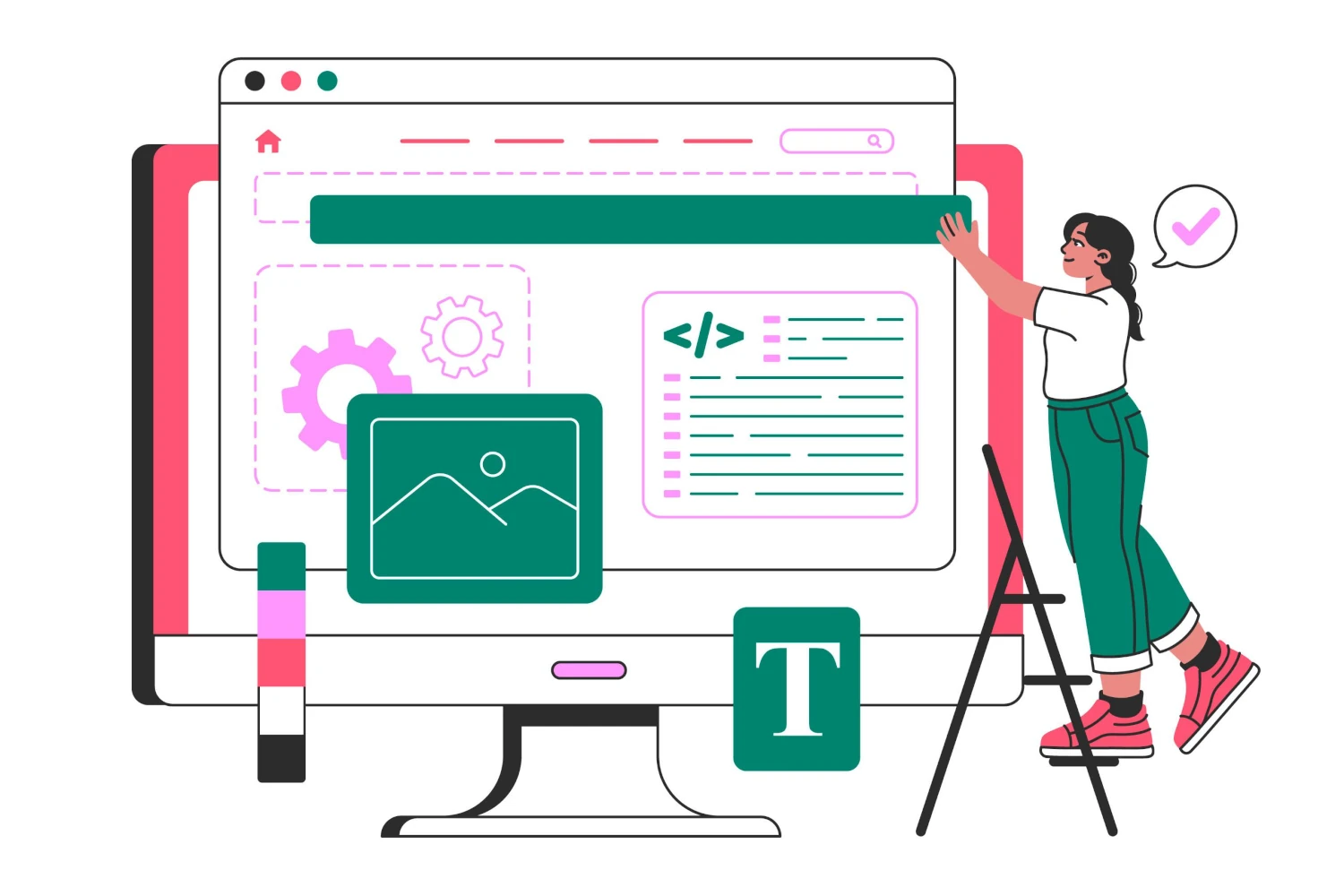 engineering website redesign