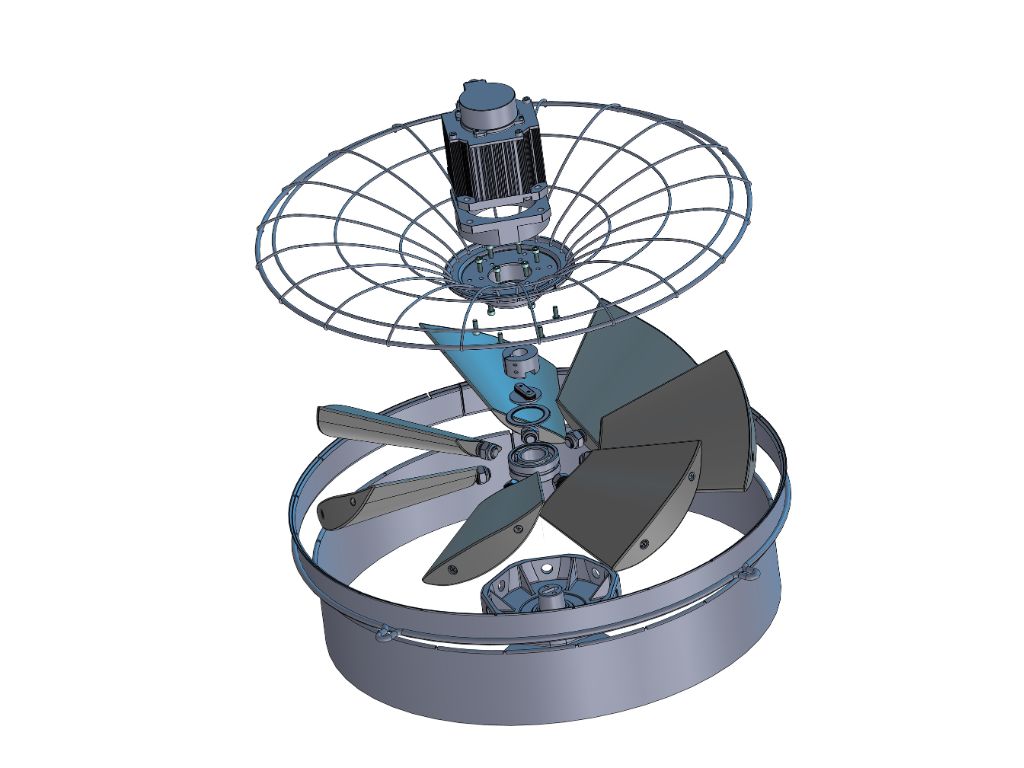 industrial fan propeller schematic diagram