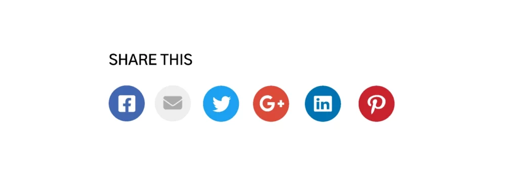 enable social media buttons for easier social sharing