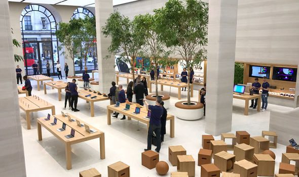 Look into one of Apple Store branches